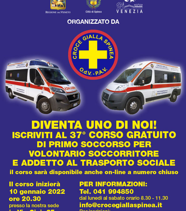 37° CORSO DI PRIMO SOCCORSO